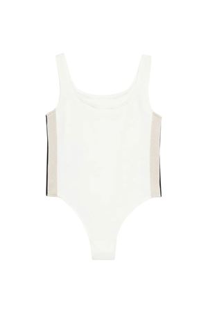 logo-print bodysuit PALM ANGELS KIDS | PGBD00CS26FLE001002